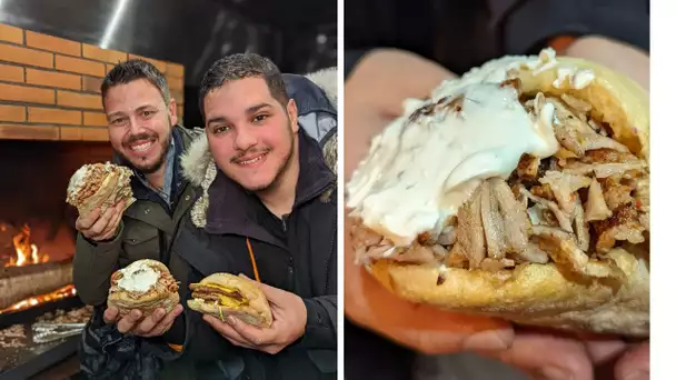 Un KEBAB MAISON dans une CHEMINÉE!  La Brigade des Fast Foods teste! - 1267