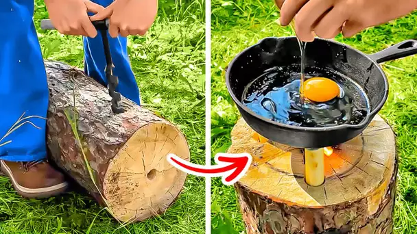 Astuces de Camping Ingénieuses et Idées de Cuisine en Plein Air