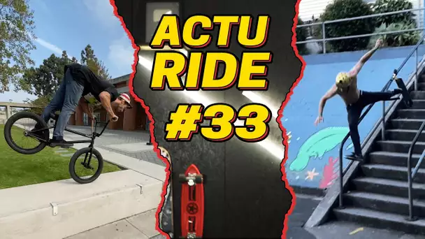 ACTU RIDE #33 : Candide Thovex fait le buzz, Ryan Williams chute, Tony Hawk, Fabio Wibmer...