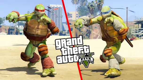 LES TORTUES NINJA SUR GTA 5 !