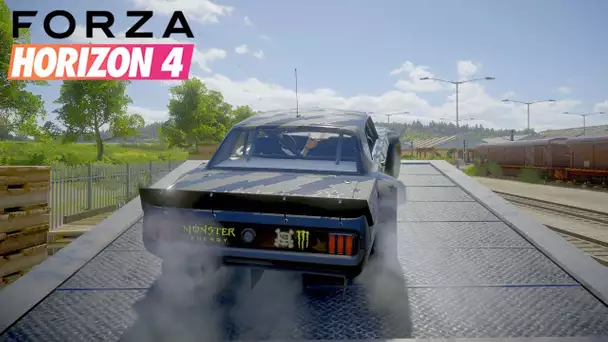 FORZA HORIZON 4 GYMKHANA + KEN BLOCK MUSTANG HOONICORN !