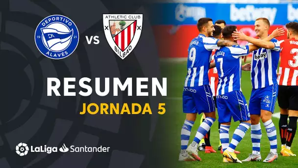 Resumen de Deportivo Alavés vs Athletic Club (1-0)