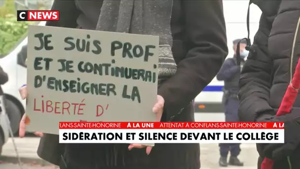 Attentat à Conflans-Sainte-Honorine : sidération et silence devant le collège