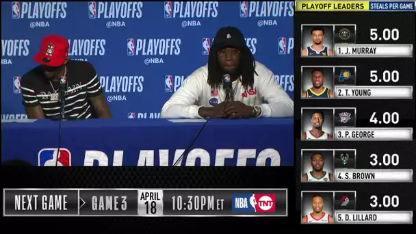 Lou Williams & Montrezl Harrell Postgame Interview | Clippers vs Warriors Game 2