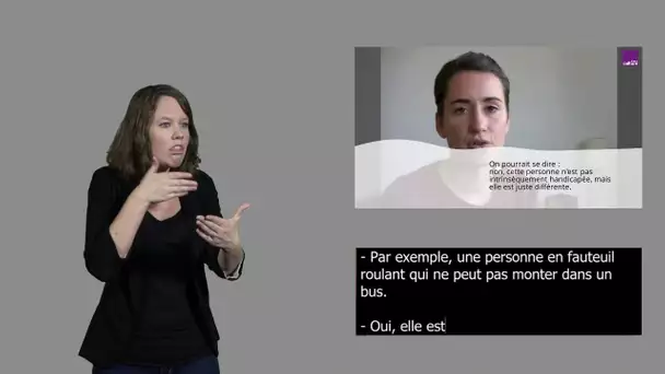 'On pourrait se dire qu&#039;une personne n&#039;est pas intrinsèquement handicapée, juste différente'