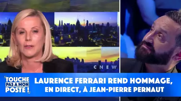 Laurence Ferrari rend hommage, en direct, à Jean-Pierre Pernaut