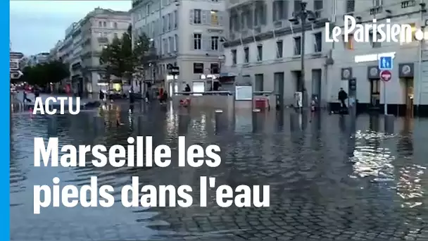 Les images impressionnantes des inondations à Marseille