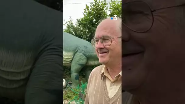 Insolite. Il vit avec 28 dinosaures dans son jardin !