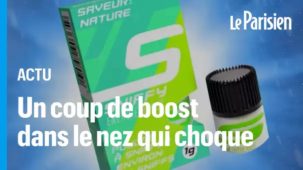 Sniffy, cette poudre blanche énergisante à inhaler avec une paille qui choque