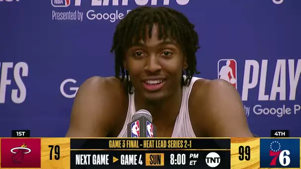 "When It's Time To Make Big Shots, I'm Gonna Try To Make Big Shots" - Tyrese Maxey After Game 3 Win!