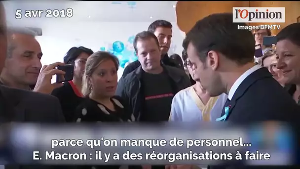 UNE INFIRMIÈRE REFUSE DE SERRER LA MAIN D'EMMANUEL MACRON