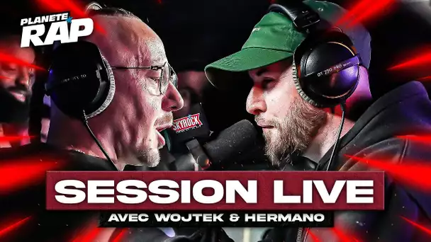 Wojtek & Hermano s'affrontent en live ! #PlanèteRap