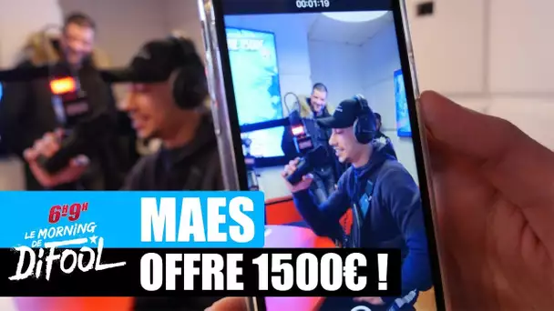 Maes offre 1500€ à un auditeur ! #MorningDeDifool