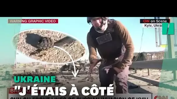 En Ukraine, ce journaliste réalise en direct qu'il est à côté d'une grenade