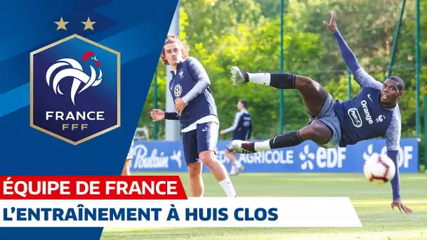 Les images du huis clos à Clairefontaine, Equipe de France I FFF 2019