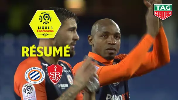 Montpellier Hérault SC - Stade Brestois 29 ( 4-0 ) - Résumé - (MHSC - BREST) / 2019-20