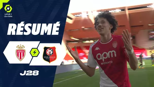 AS MONACO - STADE RENNAIS FC (1 - 0) - Résumé - (ASM - SRFC) / 2023-2024