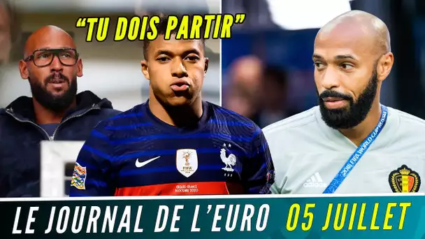 Le conseil d'ANELKA à MBAPPÉ, le beau geste de Thierry HENRY, avant match ITALIE-ESPAGNE