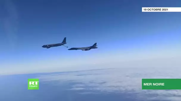 Des chasseurs russes escortent des avions américains de l’US Air force au-dessus de la mer Noire