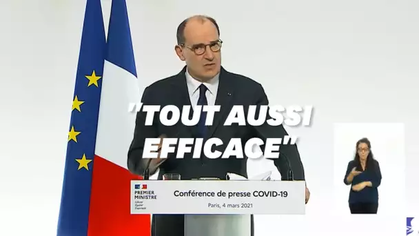 Les réserves émises au départ n'ont plus lieu d'être" assure Castex au sujet du vaccin AstraZene