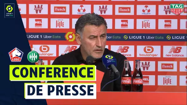 Conférence de presse LOSC LILLE - AS SAINT-ÉTIENNE (0-0)  / 2020/2021