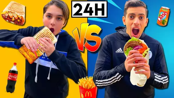 ON MANGE TACOS VS KEBAB PENDANT 24H ! ( Sa se passe mal)