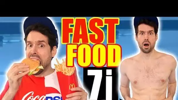 JE MANGE QUE DU FAST FOOD PENDANT UNE SEMAINE - HUBY