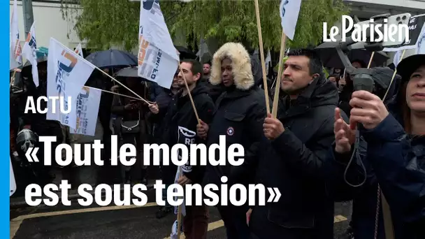 Les policiers du commissariat de Saint-Ouen manifestent contre leur cheffe de service