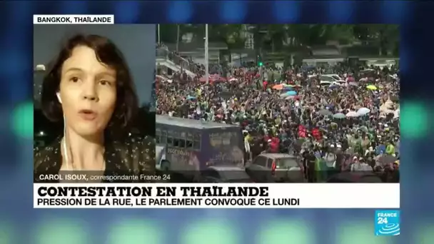 Thaïlande : les manifestants s'inspirent des méthodes hongkongaises