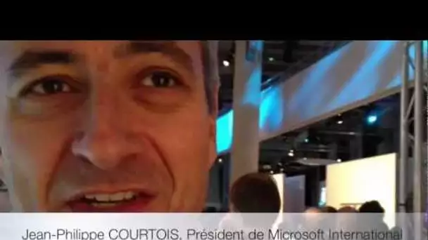 Lancement de Windows 8 à Paris : l&#039;interview de Jean-Philippe Courtois