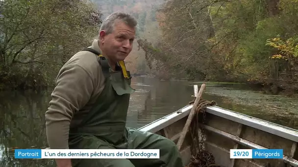 Patrick Cechetto, l'un des derniers pêcheurs de la Dordogne