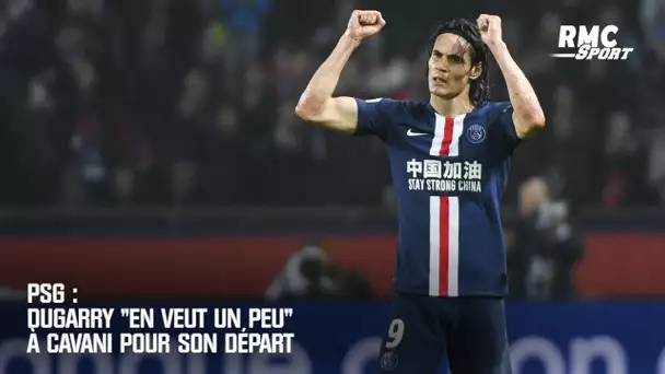 PSG : Dugarry "en veut un peu" à Cavani pour son départ