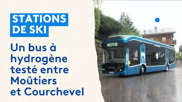 Stations de ski : un bus à hydrogène testé entre Moûtiers et Courchevel