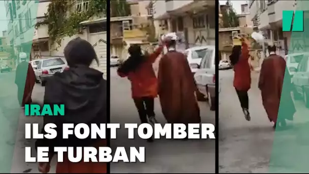 En Iran, ils font tomber le turban des mollahs pour protester contre le régime