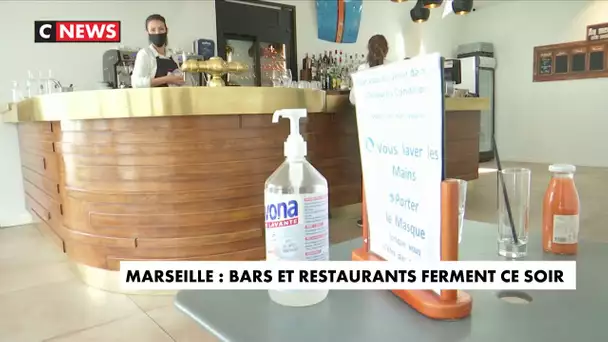 Marseille : bars et restaurants ferment ce soir