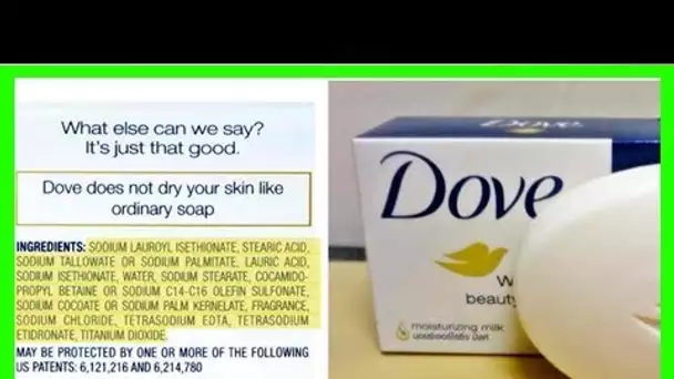 Les produits de beauté Dove sont remplis de produits chimiques cancérigènes, de colorants artificie
