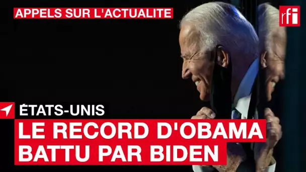 Etats-Unis : Joe Biden bat le record d'Obama -  #présidentielle #USA
