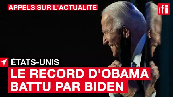 Présidentielle américaine : Biden bat le record d'Obama