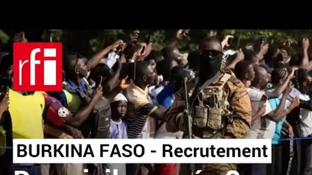 Burkina Faso : le recrutement de 50 000 volontaires pour la défense de la patrie • RFI