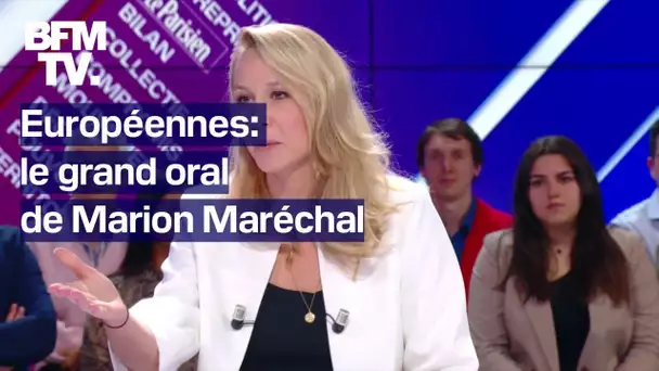 Européennes: le grand oral de Marion Maréchal sur BFMTV