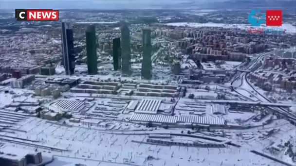 L’Espagne sous la neige