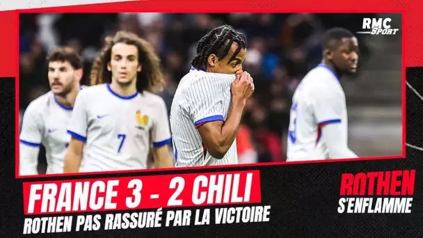 France 3-2 Chili : "Le contenu est terrible" s'inquiète Rothen