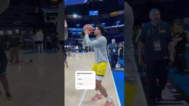 Tyrese is DIALED IN for NBA Finals Game 5! Series tied 2-2 👀