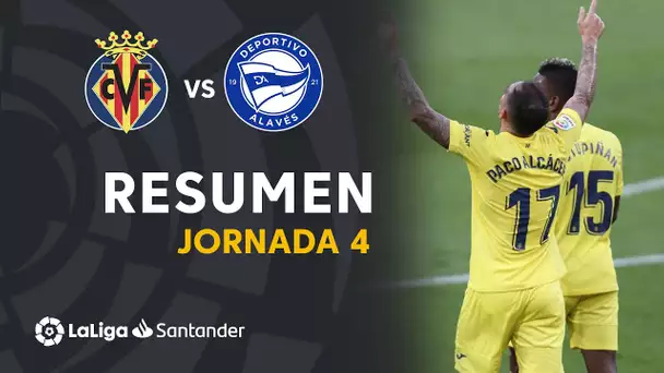 Resumen de Villarreal CF vs Deportivo Alavés (3-1)