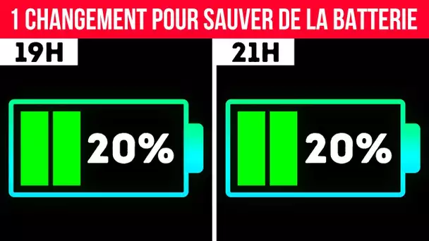 Une astuce simple pour économiser la batterie de ton téléphone quand elle est à plat