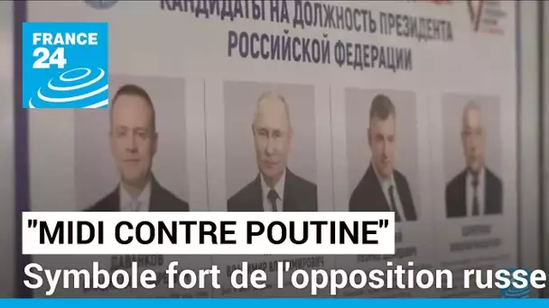 "Midi contre Poutine" : une "action simple" mais un symbole fort de l'opposition russe • FRANCE 24