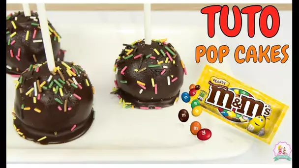 ♡• RECETTE POP CAKE CHOCOLAT ET M&M'S SANS MOULE ET SANS CUISSON - FACILE ET RAPIDE •♡