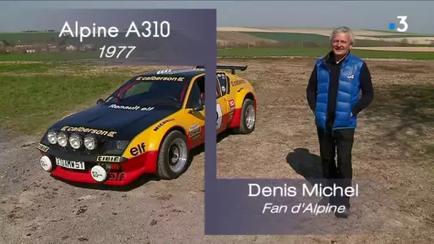 Au volant de l' Alpine A310 Calberson