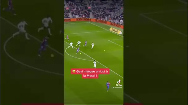 🤩 Gavi marque un but à la Messi !