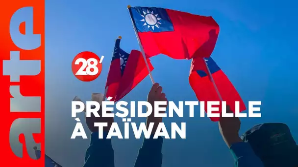 Présidentielle à Taïwan sous surveillance chinoise - 28 Minutes - ARTE